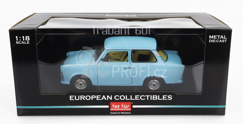 Sun-star Trabant 601 1964 1:18 Světle Modrá