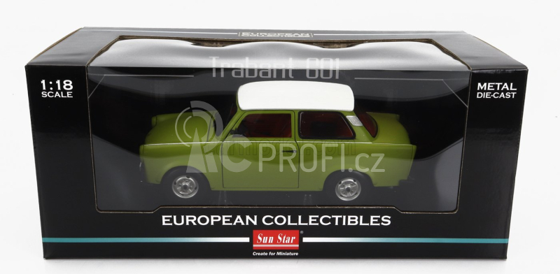 Sun-star Trabant 601 1964 1:18 Zelená Bílá