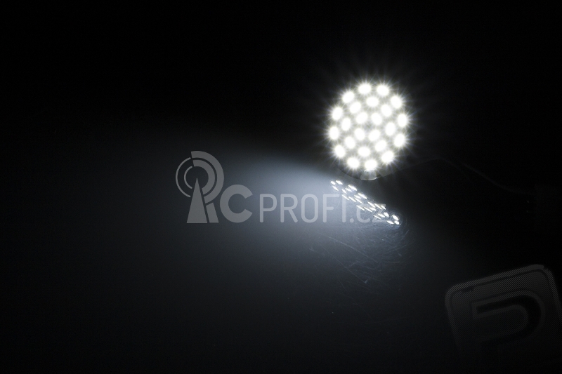 Super micro svíticí bodové světlo (24 LED) pro kvadrokoptéry bílé