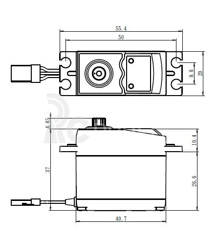 SV-0320 HI VOLT Digitální servo