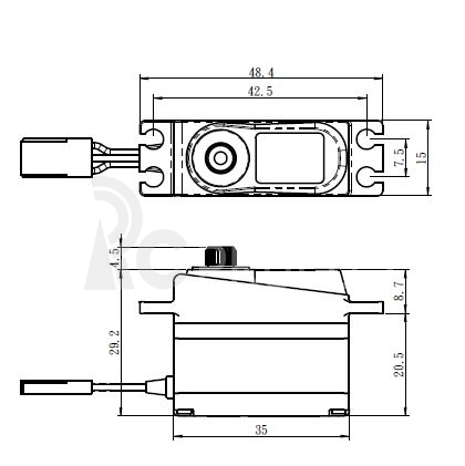 SV-1250MG Digitální servo