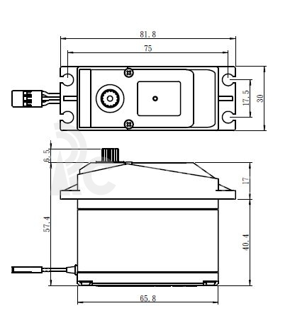 SW-0241MG HI VOLT Digitální servo