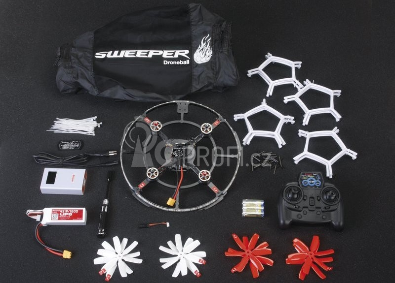 SWEEPER Set RTF Droneball bílý