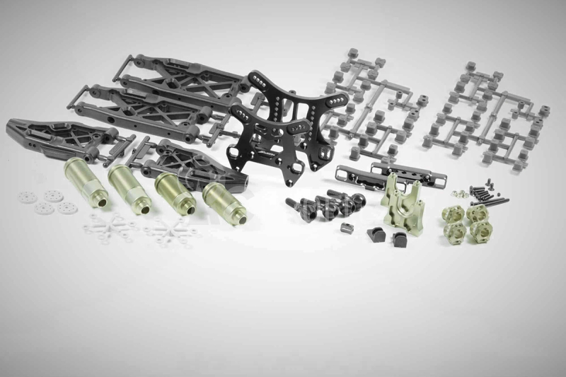 SWORKz S35-4 1/8 4WD stavebnice + MS2022 konverzní sada + OS SPEED B21 ADAM DRAKE 3 Combo
