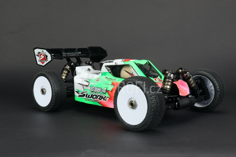 SWORKz S35-4 1/8 PRO 4WD Off-Road Racing Buggy stavebnice + MS 2022 konverzní sada