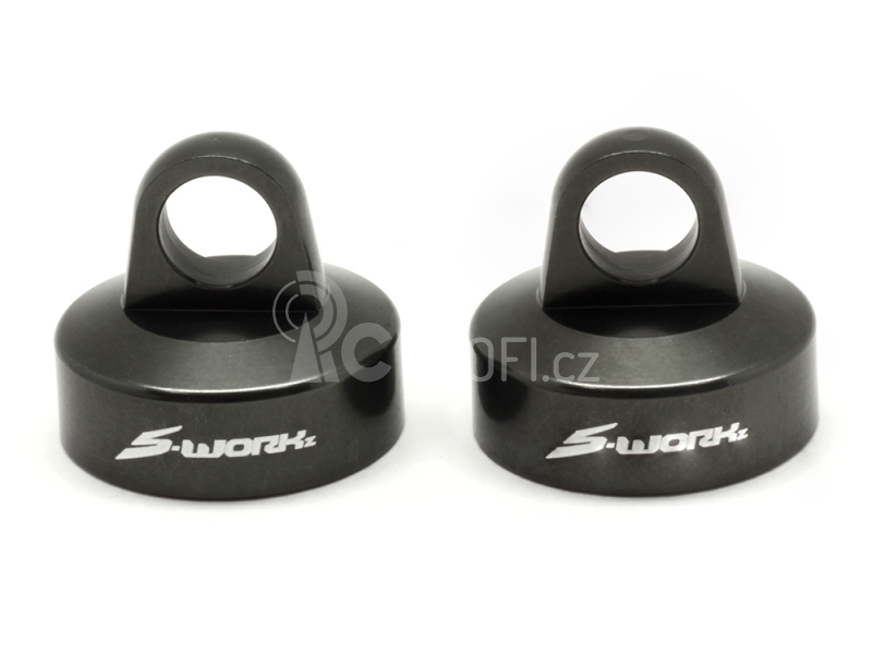 SWORKz S350 BBS EVOII hliníkové vrchní čepičky olejovových tlumičů, 2 ks.