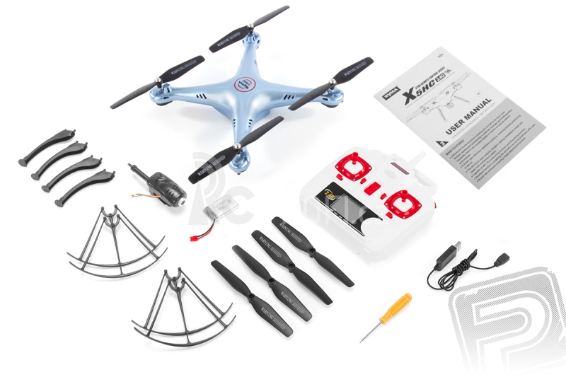 Syma X5HC 4 kvadrokoptéra RTF modrá