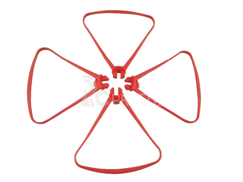 Syma X8SC, X8SW a X8 PRO kryty rotorových listů, červená