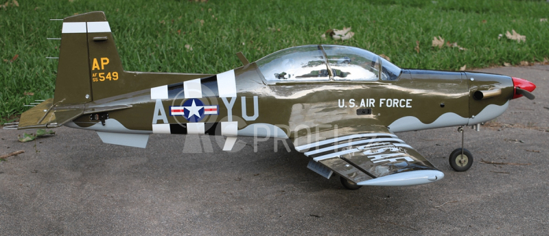 RC letadlo T-6A Texan II 1,6m (Zatahovací podvozek), vojenská