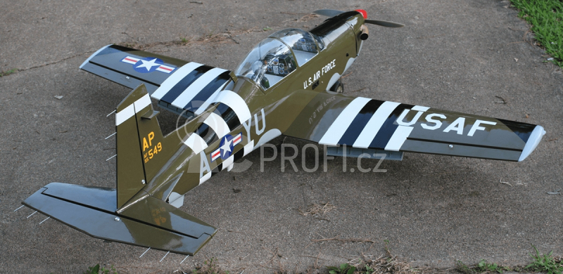 RC letadlo T-6A Texan II 1,6m (Zatahovací podvozek), vojenská