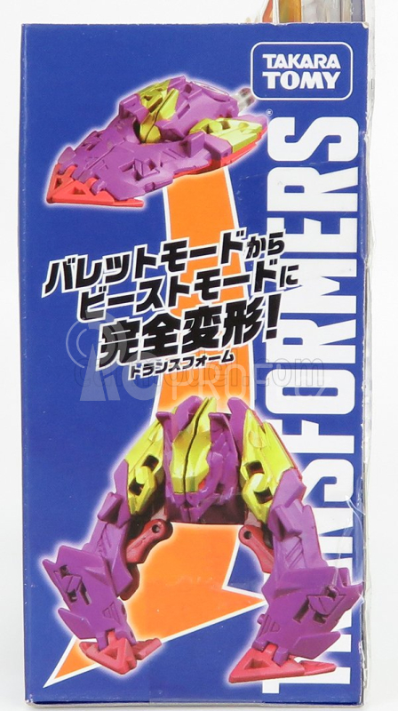 Takara-tomy Takara-tomy Transformers Adventure Tmc06 Psyco Bat Cm. 5.5 1:64 Lillac Gold