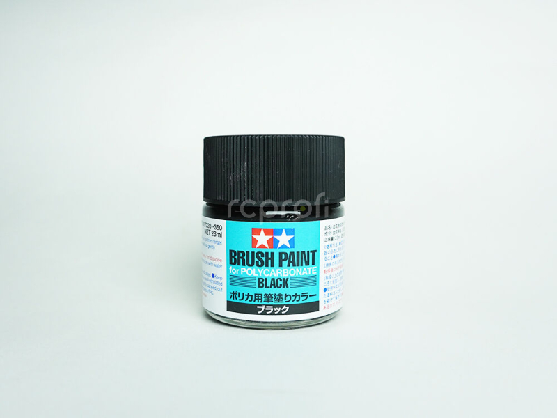 Tamiya 108/87228 PC Brush Paint(Black) Barva na PC na štětec