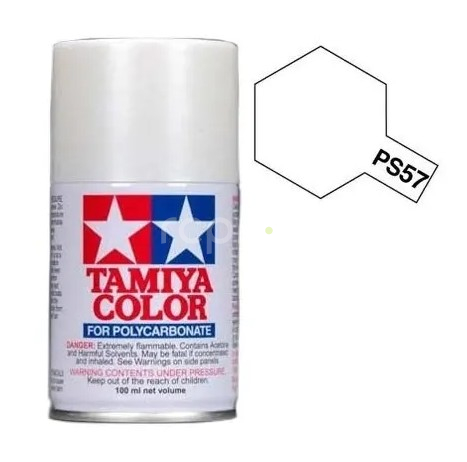 Tamiya sprej na lexanové karoserie Pearl White - Perleťová Bílá 108/PS57