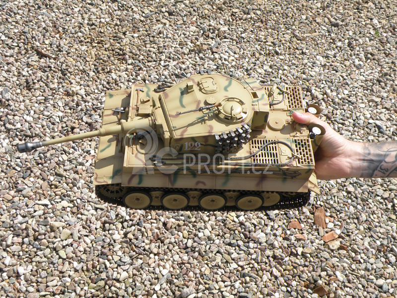 RC tank 1:16 Torro Tiger 1, 2.4GHz, IR, zvuk, kamufláž