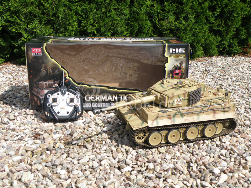 RC tank 1:16 Torro Tiger 1, 2.4GHz, IR, zvuk, kamufláž