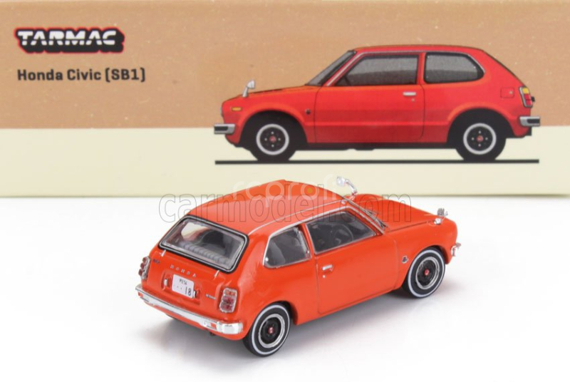 Tarmac Honda Civic (sb1) 1973 1:64 Orange