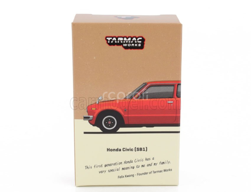 Tarmac Honda Civic (sb1) 1973 1:64 Orange