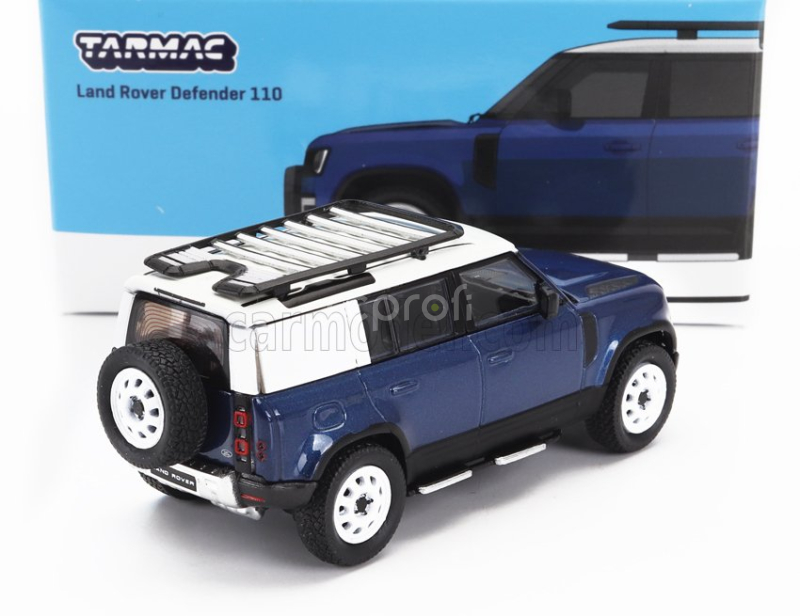 Tarmac Land rover New Defender 110 2020 1:64 Modrá Bílá
