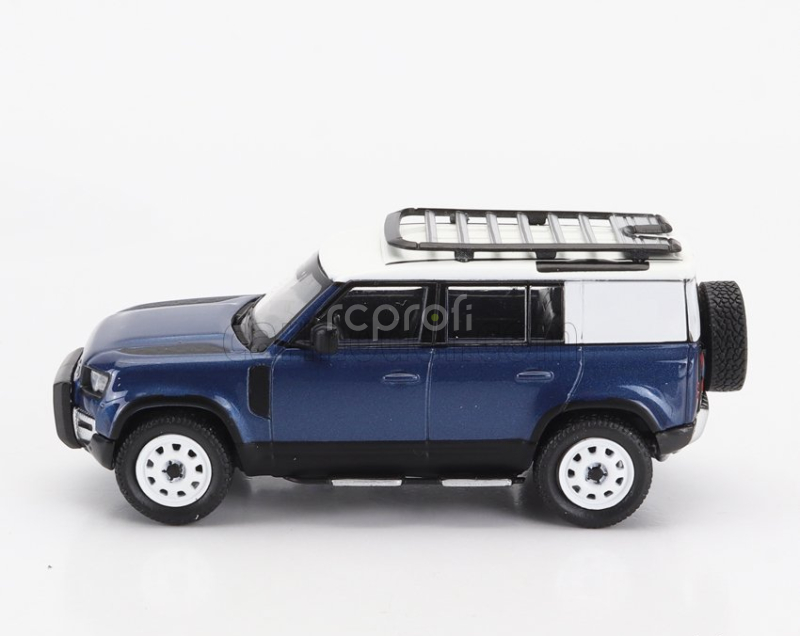 Tarmac Land rover New Defender 110 2020 1:64 Modrá Bílá