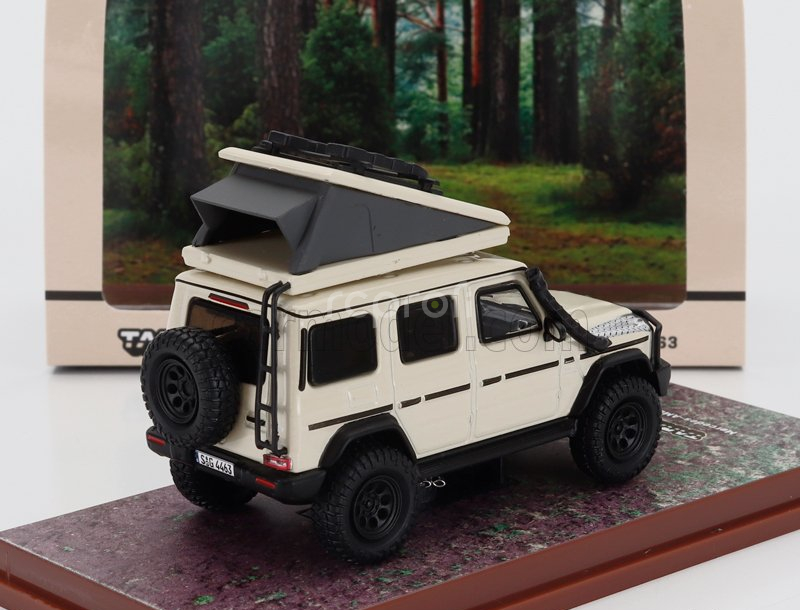 Tarmac Mercedes benz G-class G63 4x4 Amg Camping 2020 1:64 Bílá Bílá