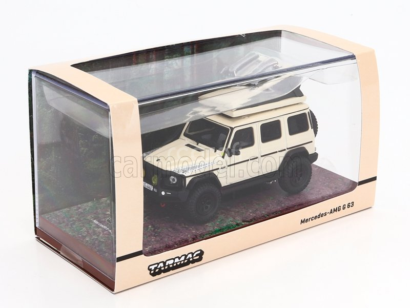 Tarmac Mercedes benz G-class G63 4x4 Amg Camping 2020 1:64 Bílá Bílá