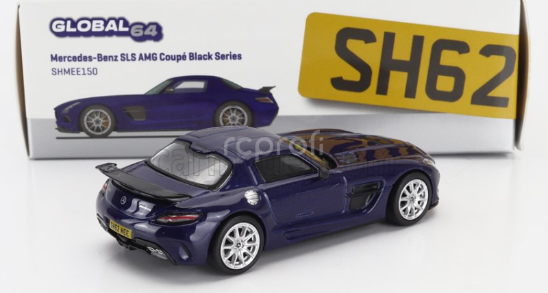 Tarmac Mercedes benz Sls Amg Black Series 2020 1:64 Blue