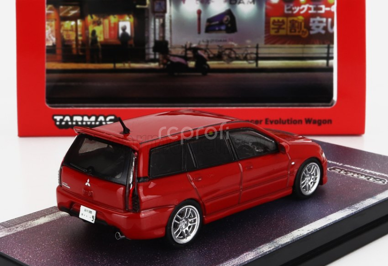 Tarmac Mitsubishi Lancer Evolution Sw Station Wagon 2000 1:64 Red