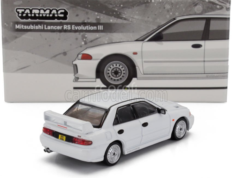 Tarmac Mitsubishi Lancer Iii Rs Evo 1997 1:64 Bílá
