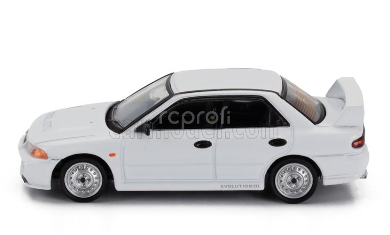 Tarmac Mitsubishi Lancer Iii Rs Evo 1997 1:64 Bílá