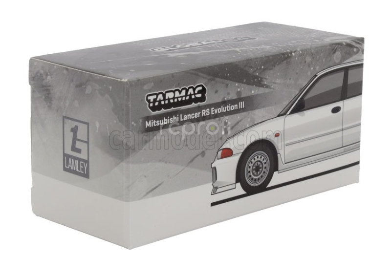 Tarmac Mitsubishi Lancer Iii Rs Evo 1997 1:64 Bílá