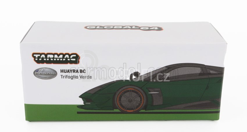 Tarmac Pagani Huayra Bc 2016 1:64 Trifoglio Verde - Zelená