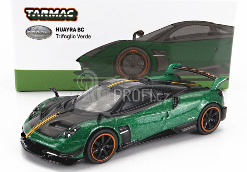 Tarmac Pagani Huayra Bc 2016 1:64 Trifoglio Verde - Zelená