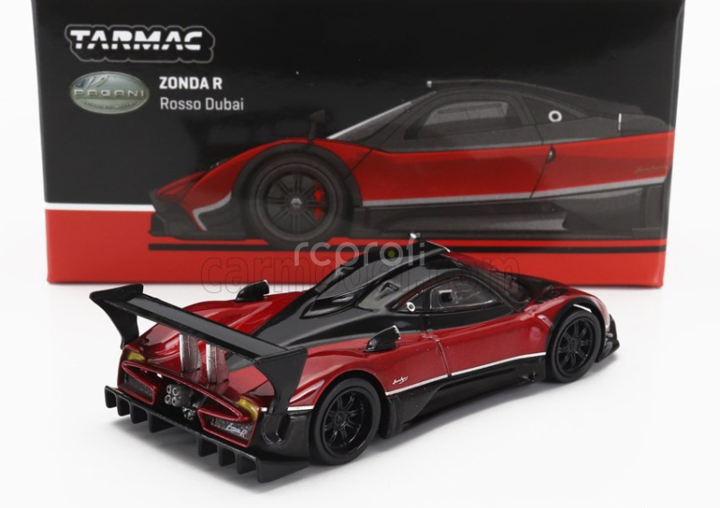 Tarmac Pagani Zonda R 2009 1:64 Červená Černá