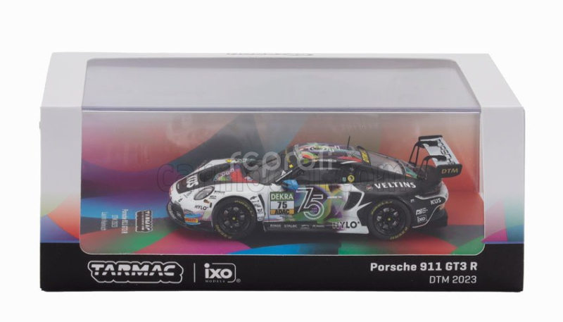 Tarmac Porsche 911 992 Gt3 R Team Kus Bernhard N 75 Dtm Season 2023 Laurin Heinrich 1:64 Bílá Černá