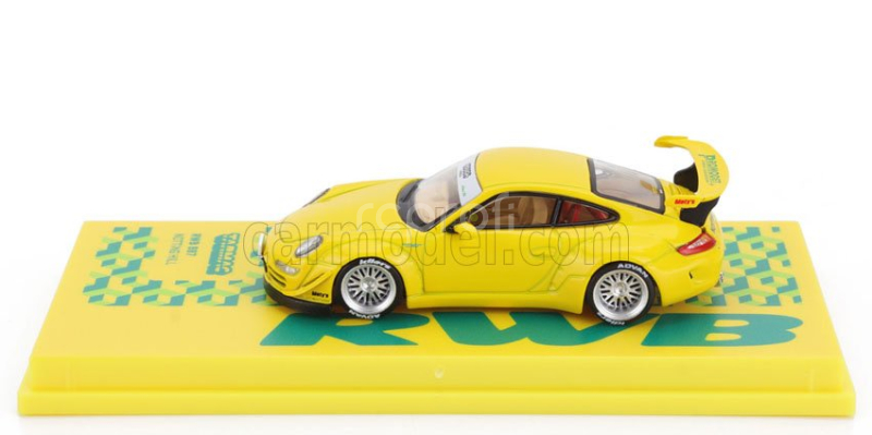 Tarmac Porsche 911 997-2 Rwb Coupe Notting Hill 2008 1:64 Žlutá