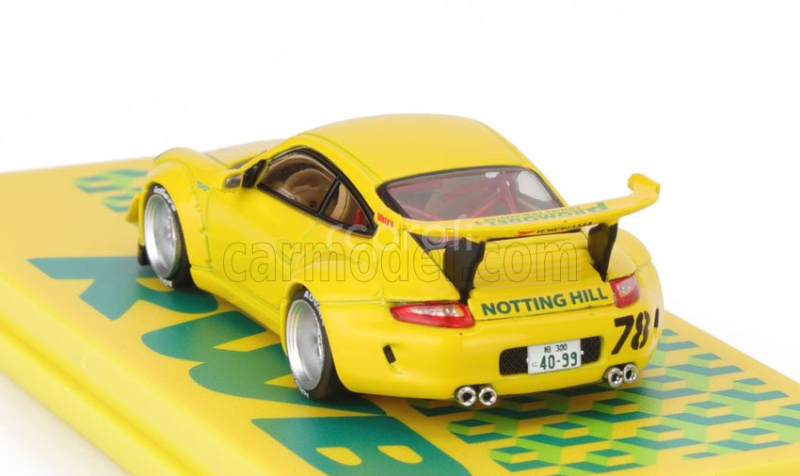 Tarmac Porsche 911 997-2 Rwb Coupe Notting Hill 2008 1:64 Žlutá