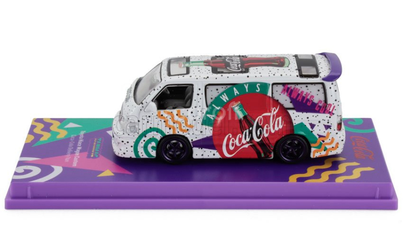 Tarmac Toyota Hiace Van Custom Van Coca Cola 2018 1:64 Různé