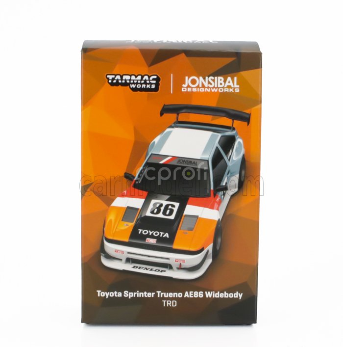 Tarmac Toyota Sprinter Trueno (ae86) N 86 Widebody Trd Racing 1980 1:64 Různé
