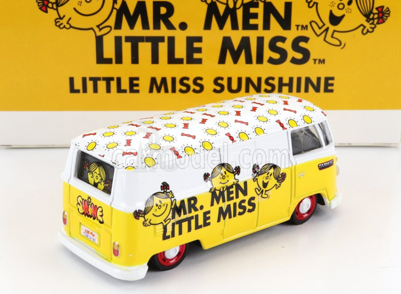 Tarmac Volkswagen T1 Type 2 Panel Van Little Miss Sunshine 1965 1:64 Bílá Žlutá
