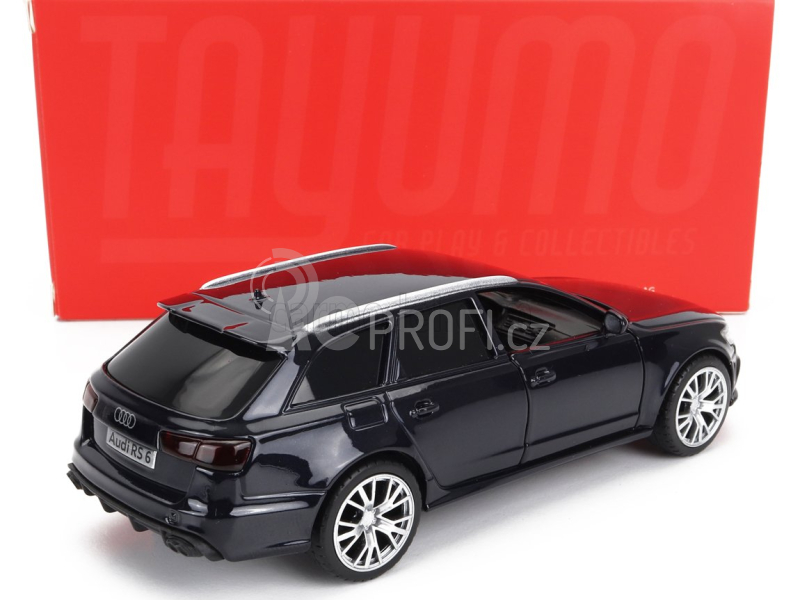 Tayumo Audi A6 Rs6 Avant Sw Station Wagon 2017 1:36 Blue Met