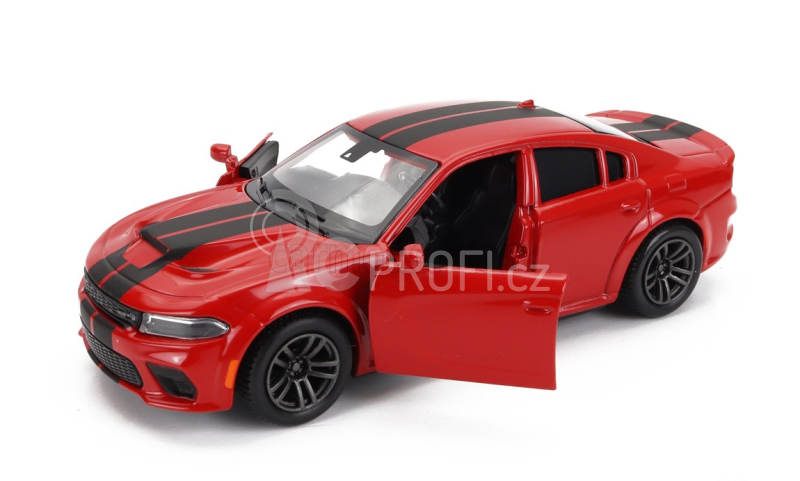 Tayumo Dodge Charger Coupe 2023 1:36 Červená Černá