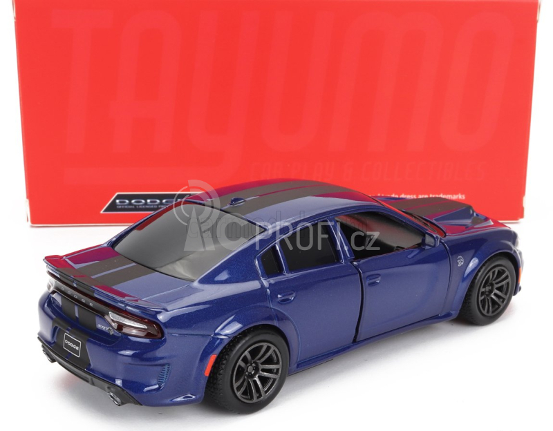 Tayumo Dodge Charger Coupe 2023 1:36 Modrá Černá