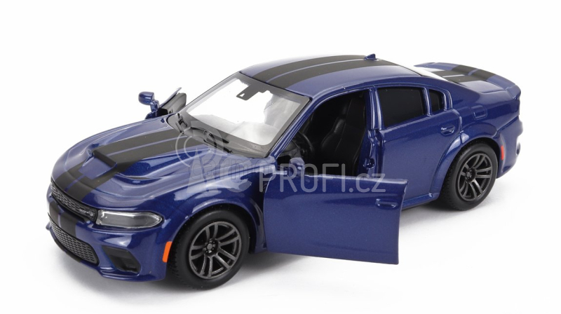 Tayumo Dodge Charger Coupe 2023 1:36 Modrá Černá
