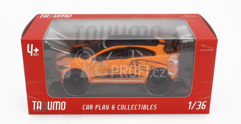 Tayumo Jaguar I-pace E-trophy 2020 1:36 Oranžová Černá