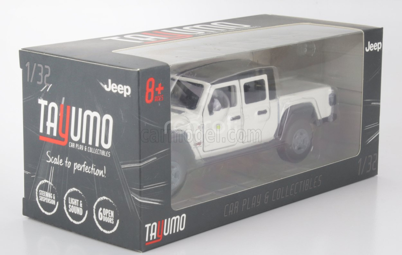 Tayumo Jeep Gladiator Pick-up 2020 1:32 Bílá Černá