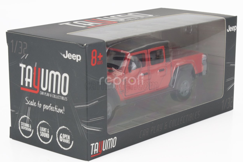 Tayumo Jeep Gladiator Pick-up 2020 1:32 Červená Černá