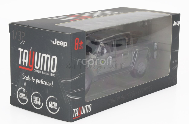 Tayumo Jeep Gladiator Pick-up 2020 1:32 Grey Met