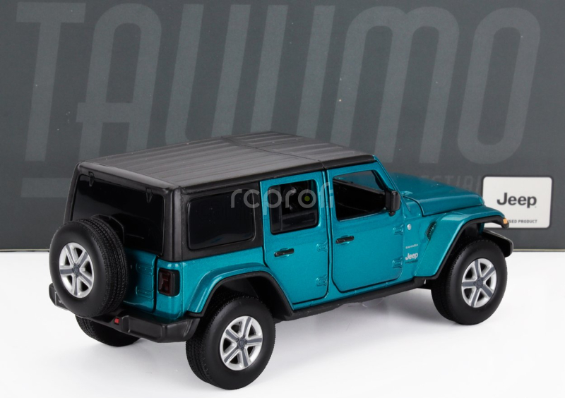 Tayumo Jeep Wrangler Sahara Hard-top 2012 1:32 Modrá Černá