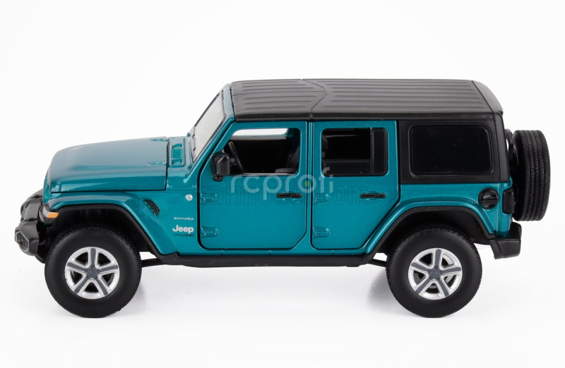 Tayumo Jeep Wrangler Sahara Hard-top 2012 1:32 Modrá Černá