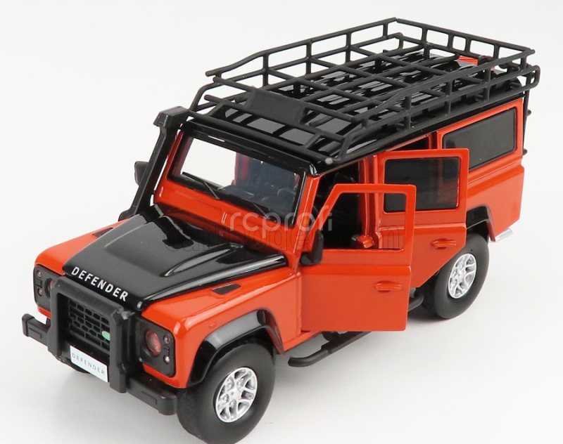 Tayumo Land rover Defender 110 Station Wagon 1999 1:32 Oranžová Černá